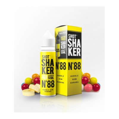 Shot Shaker -Bubble Gum Banana No. 88-50ml - fara nicotina Shot Shaker -Bubble Gum Banana No. 88-50ml - fara nicotina